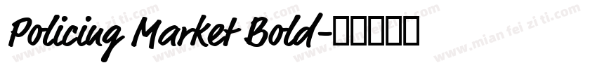 Policing Market Bold字体转换